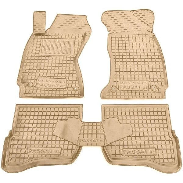 Tappetini di gomma su misura per Volkswagen Passat B5 (1996-2005) - Beige