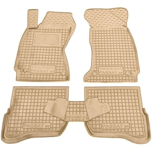 Tappetini di gomma su misura per Volkswagen Passat B5 (1996-2005) - Beige