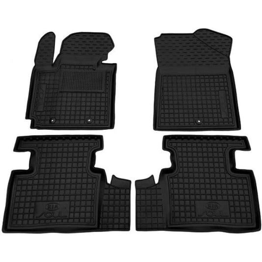 Set tappetini di gomma su misura per Kia Soul 2 (2014-2019)
