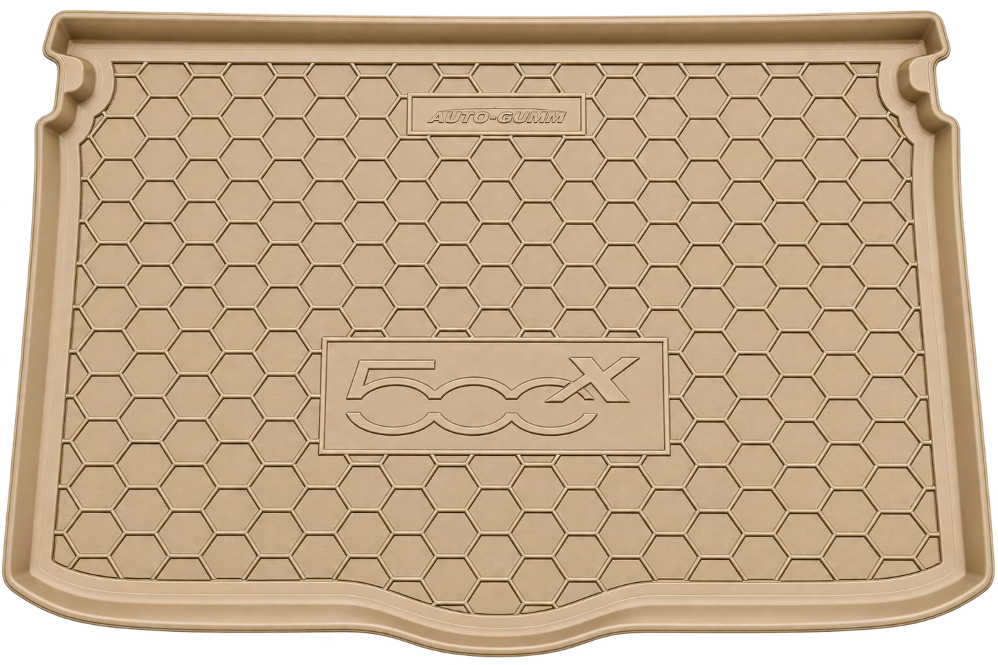 Tappetino gomma vasca baule Fiat 500X 2014-2024 Beige