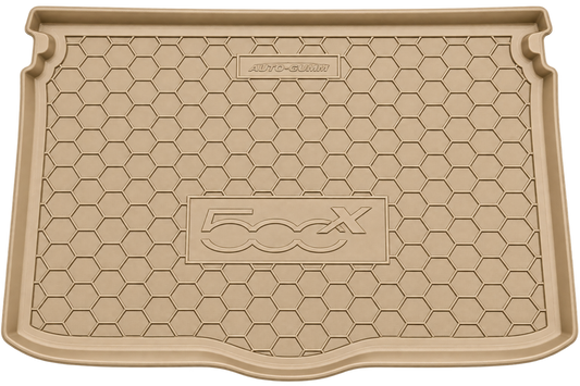 Tappetino gomma vasca baule Fiat 500X 2014-2024 Beige