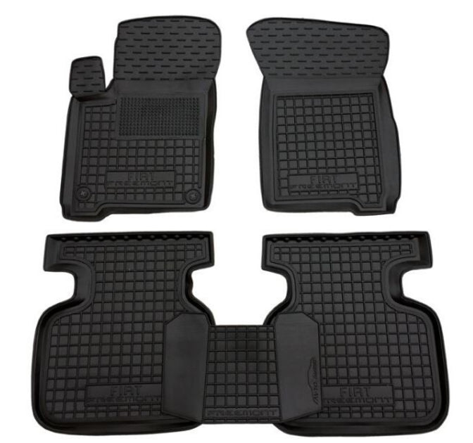 Set tappetini di gomma su misura per Fiat Freemont (2011-2016)