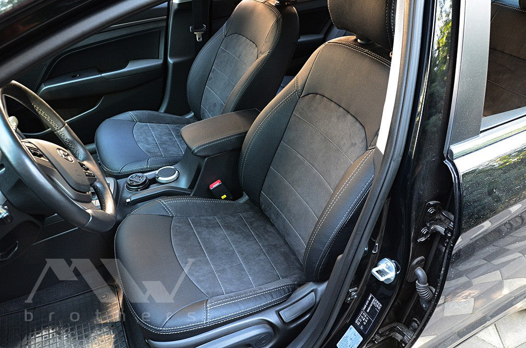 Set coprisedili su misura per Hyundai Elantra 6 AD (2016-2020), Leather Style