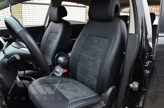 Maßgefertigte Sitzbezüge für Chevrolet Captiva (2006–2018), Lederoptik