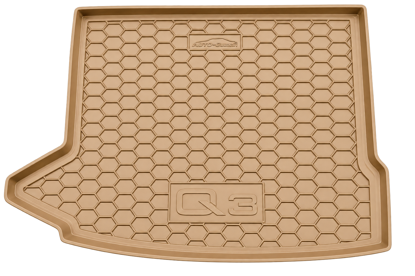 Tappetino gomma vasca baule Audi Q3 8U 2011-2018 Beige