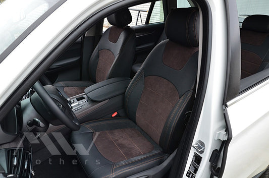 Passgenaue Sitzbezüge für BMW X5 F15 (2013–2018), Lederoptik