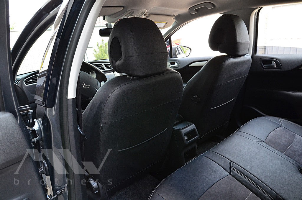 Set coprisedili su misura per Citroen C4 2 (2010-2018), Leather Style