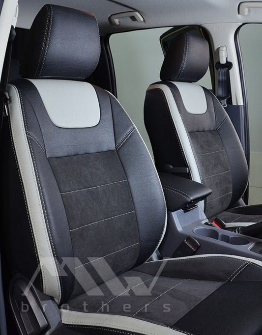 Passgenauer Sitzbezugsatz für Ford Ranger 4 (2011–2022), Lederoptik