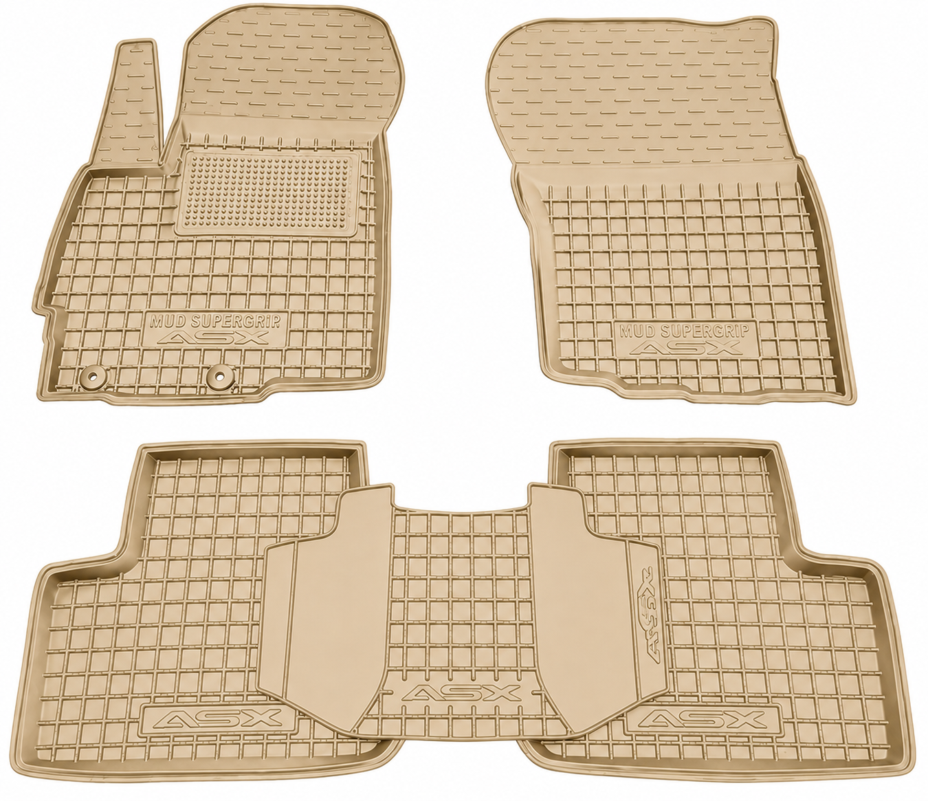 Set tappetini di gomma su misura per Mitsubishi ASX (2010-2019)