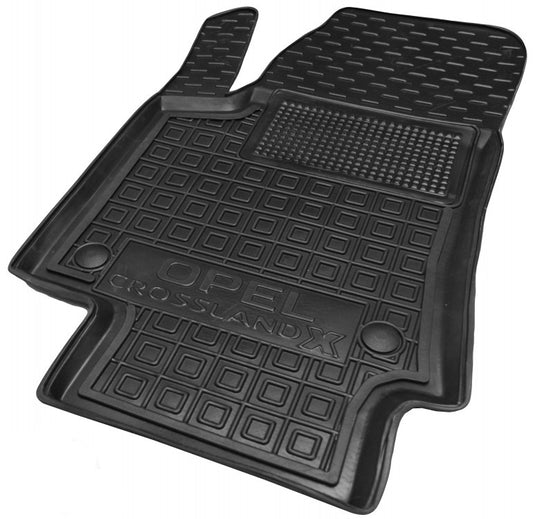 Set tappetini di gomma su misura per Opel Crossland X (2017 - 2024)