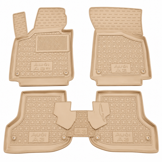 Set tappetini di gomma su misura per Audi A3 (8P) Sportback (2003-2013)