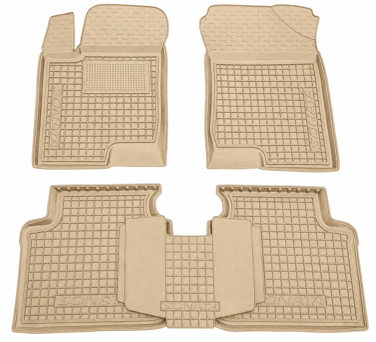 Set tappetini di gomma su misura per Hyundai Sonata NF (2004-2010)
