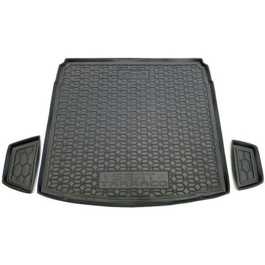 Tppetino di gomma su misura vasca baule per Seat Tarraco (2018 ibn poi)