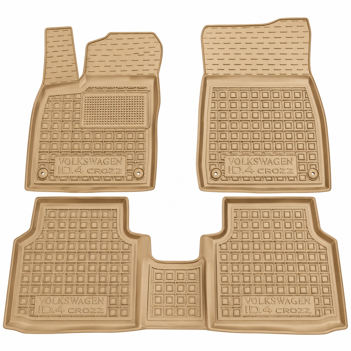 Set tappetini di gomma su misura per Volkswagen ID.4 (2020-oggi)