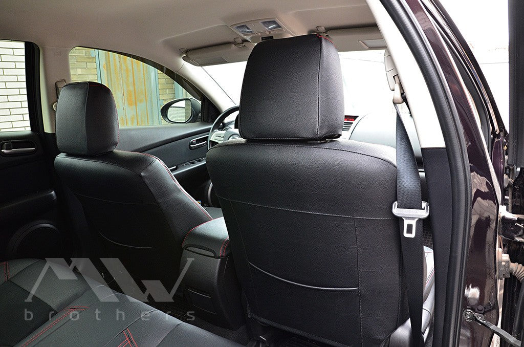 Set coprisedili su misura per Mazda 6 II (2008-2012), Leather Style