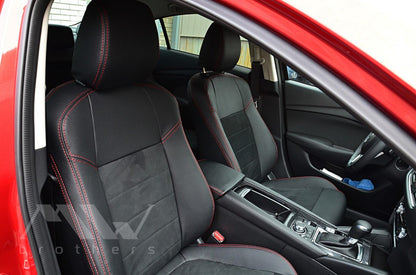 Set coprisedili su misura per Mazda 6 3 GJ (2012-2018), Leather Style