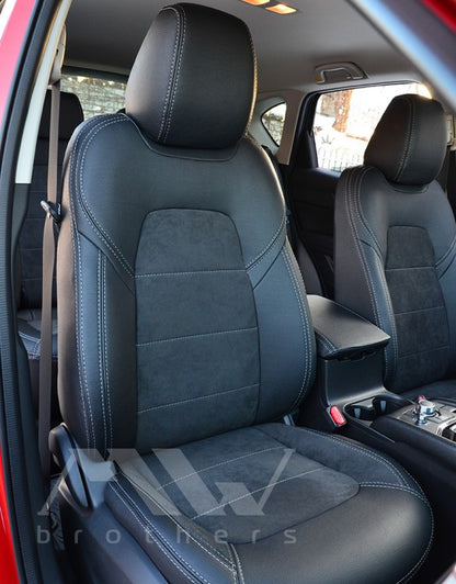 Maßgefertigte Sitzbezüge für Mazda CX-5 II (2017–2026), Lederoptik