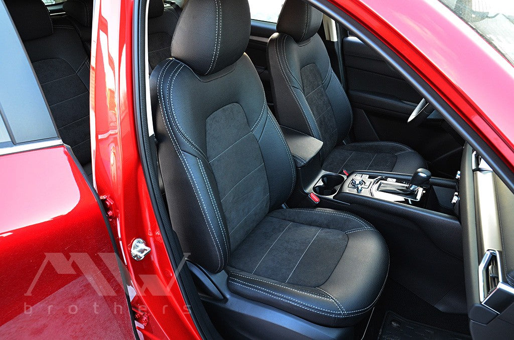 Maßgefertigte Sitzbezüge für Mazda CX-5 II (2017–2026), Lederoptik