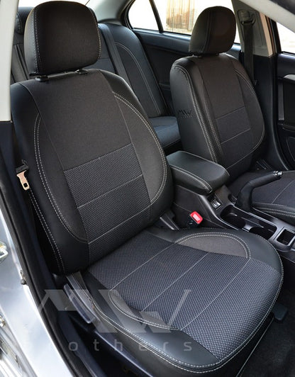 Set coprisedili su misura per Mitsubishi Lancer X 2L (2007-2019), Comfort Style