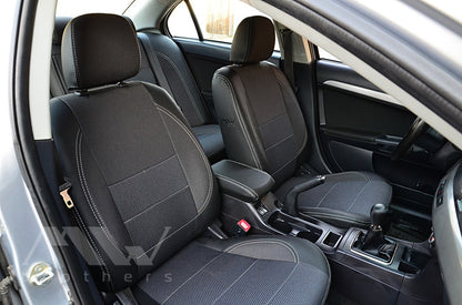 Set coprisedili su misura per Mitsubishi Lancer X 2L (2007-2019), Comfort Style