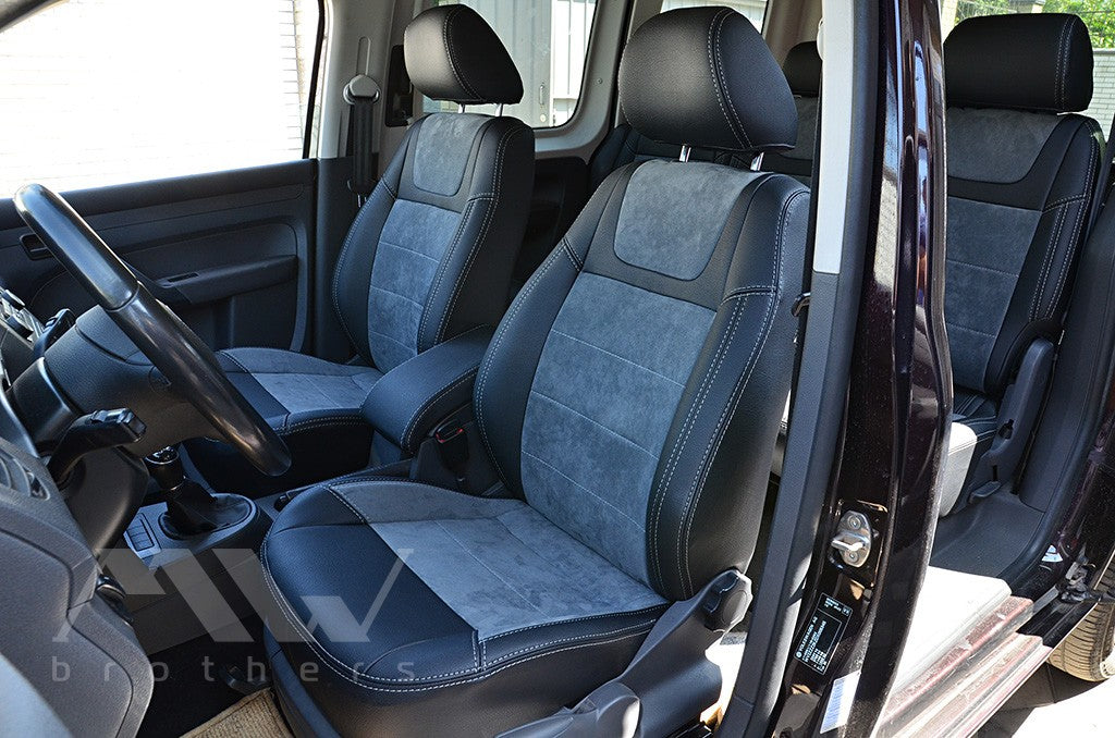 Set coprisedili su misura per Volkswagen Caddy 3 (2K) (2003-2015), Leather Style