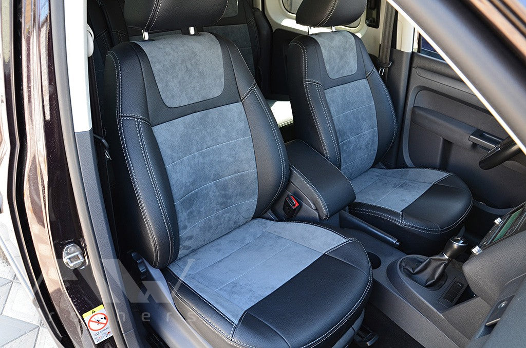 Set coprisedili su misura per Volkswagen Caddy 3 (2K) (2003-2015), Leather Style