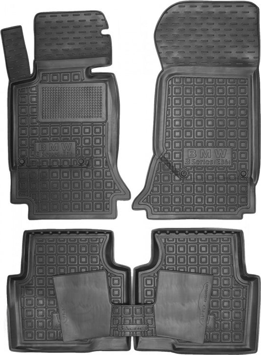 Set tappetini di gomma su misura per BMW 3 serie E36 (1990-1999)