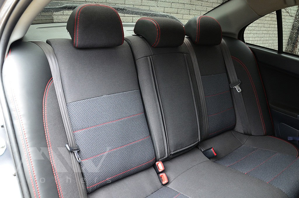 Set coprisedili su misura per Mitsubishi Lancer X 2L (2007-2019), Comfort Style