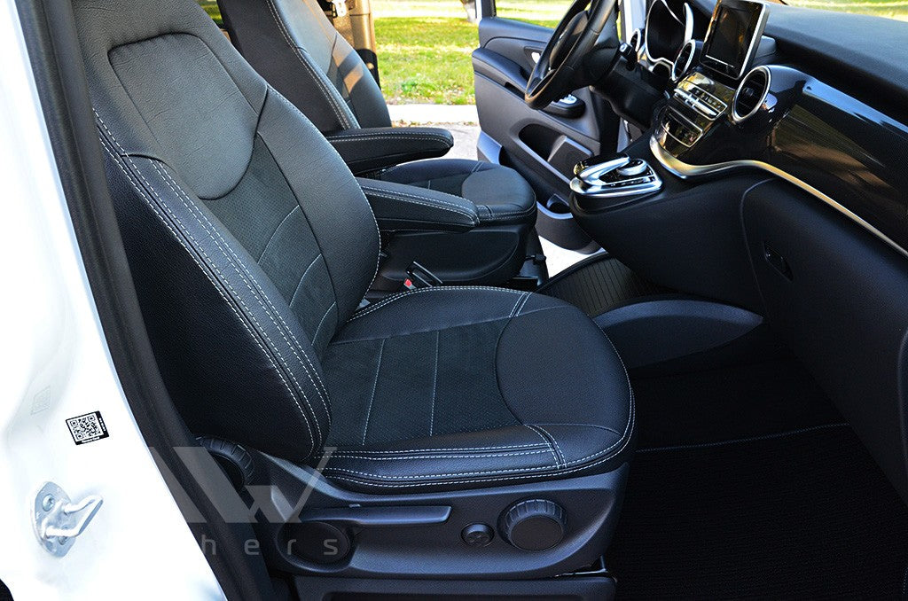 Set coprisedili su misura per Mercedes-Benz V-Class/Metris (W447) (2014-), Leather Style