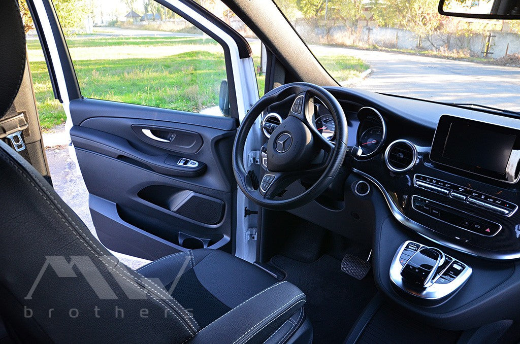 Set coprisedili su misura per Mercedes-Benz V-Class/Metris (W447) (2014-), Leather Style