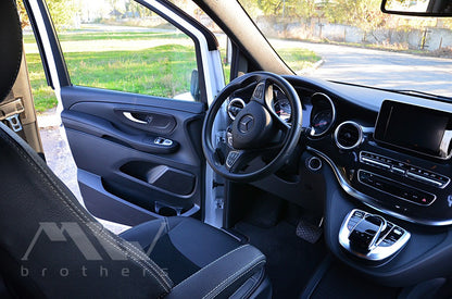 Set coprisedili su misura per Mercedes-Benz V-Class/Metris (W447) (2014-), Leather Style