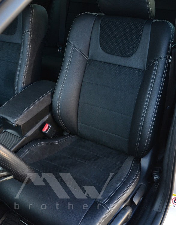 Set coprisedili su misura per Honda Civic 8 4D (2005-2012), Leather Style