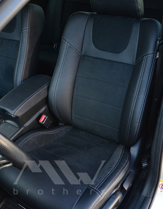 Set coprisedili su misura per Honda Civic 8 4D (2005-2012), Leather Style