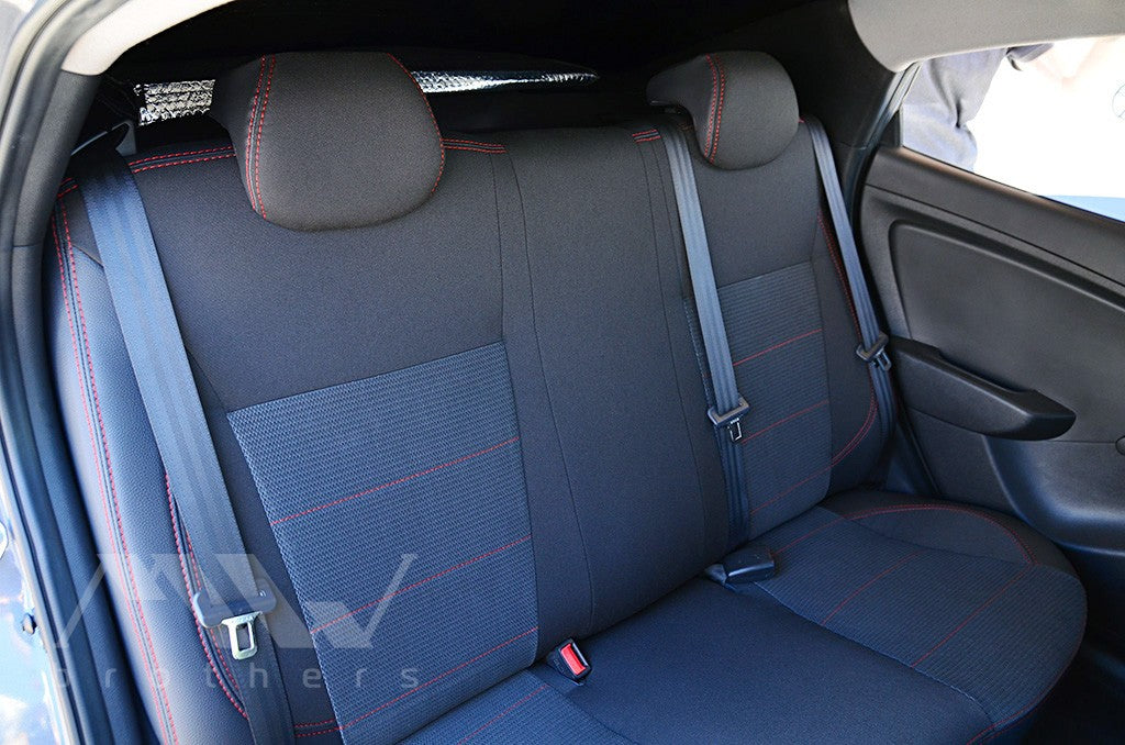 Set coprisedili su misura per Hyundai Accent RB Solaris (2010-2019), Comofrt Style