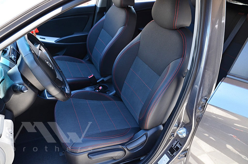 Set coprisedili su misura per Hyundai Accent RB Solaris (2010-2019), Comofrt Style