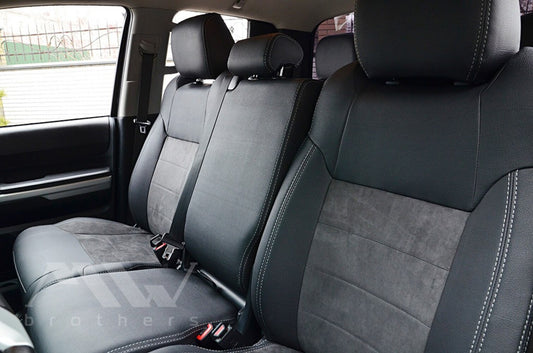 Set coprisedili su misura per Toyota Tundra 3 (XK50) (2014-2021), Leather Style