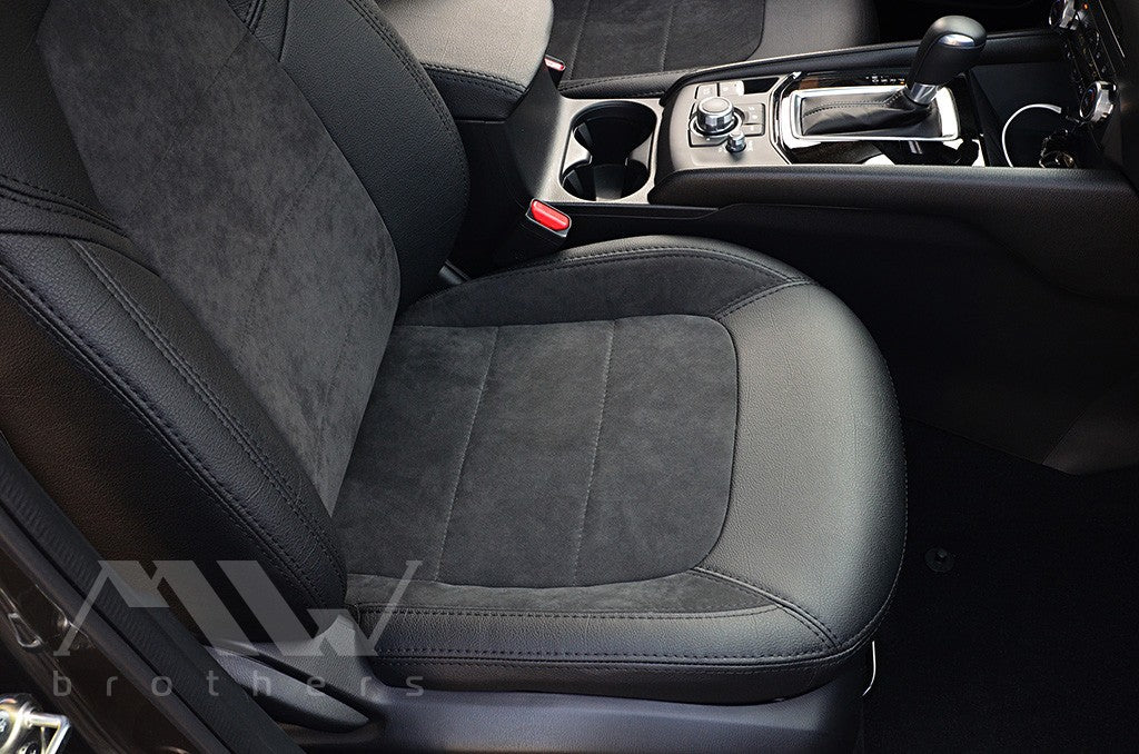 Maßgefertigte Sitzbezüge für Mazda CX-5 II (2017–2026), Lederoptik