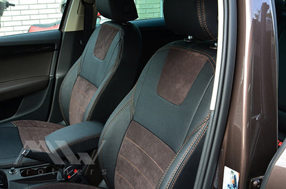 Set coprisedili su misura per Skoda Octavia A7 Ambition, Elegance (2013-2016), Leather Style