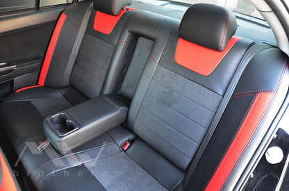 Set coprisedili su misura per Mitsubishi Lancer X 2L (2007-2019), Leather Style