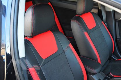 Set coprisedili su misura per Mitsubishi Lancer X 2L (2007-2019), Leather Style