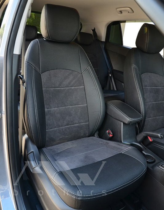 Set coprisedili su misura per Hyundai Creta 1 (GS) (2014-2020), Leather Style