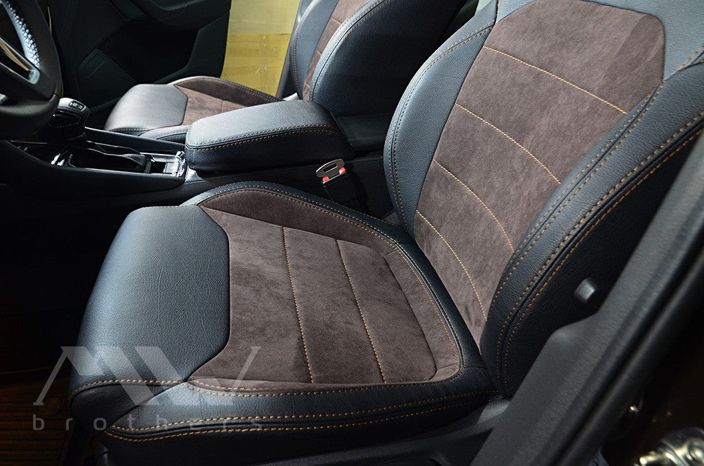 Set  coprisedili su misura per Skoda Kodiaq (2017-2024), Leather Style