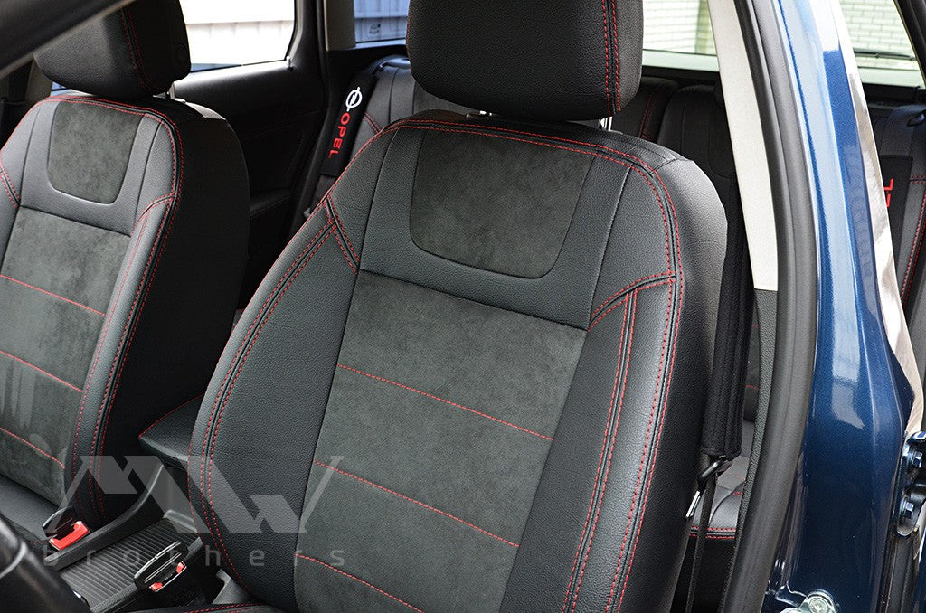 Set coprisedili su misura per Opel Astra J (2009-2020), Leather Style
