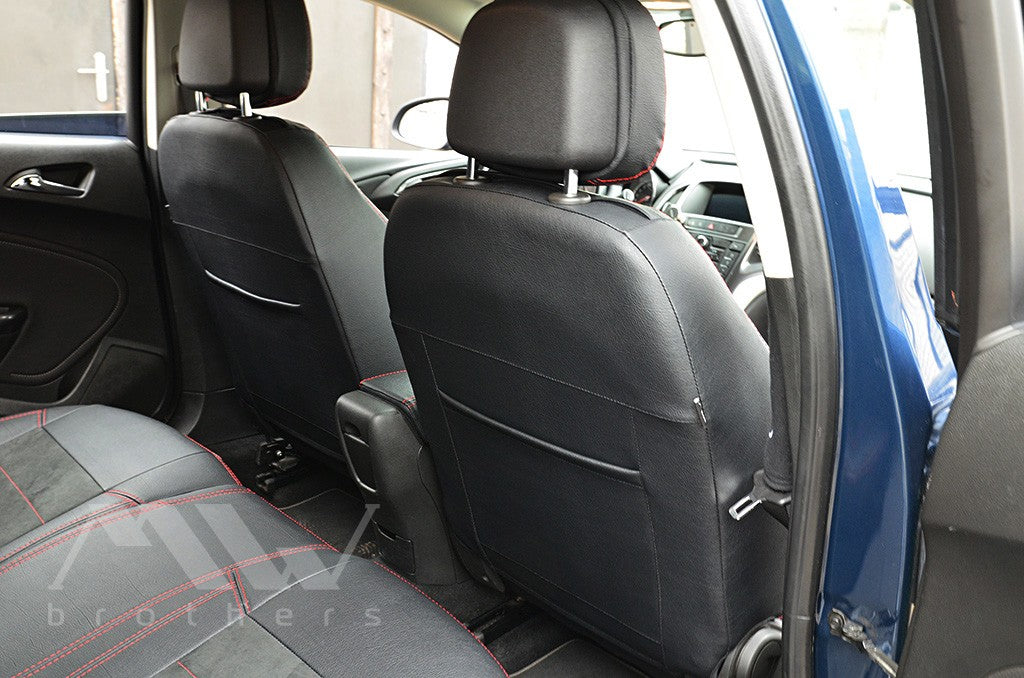 Set coprisedili su misura per Opel Astra J (2009-2020), Leather Style
