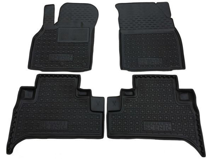 Set tappetini di gomma su misura per Renault Scenic III (2009–2016)