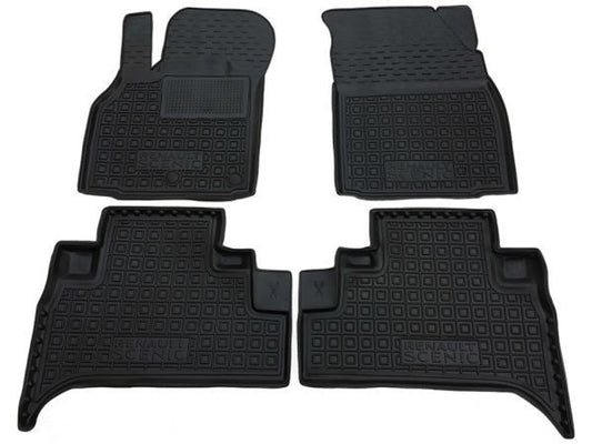 Set tappetini di gomma su misura per Renault Scenic III (2009–2016)