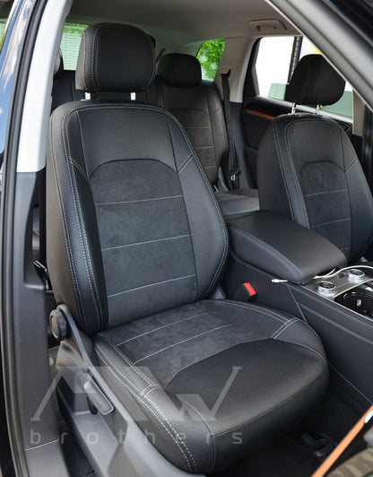 Set coprisedili su misura per Volkswagen Touareg 3 (CR) (2018-oggi), Leather Style