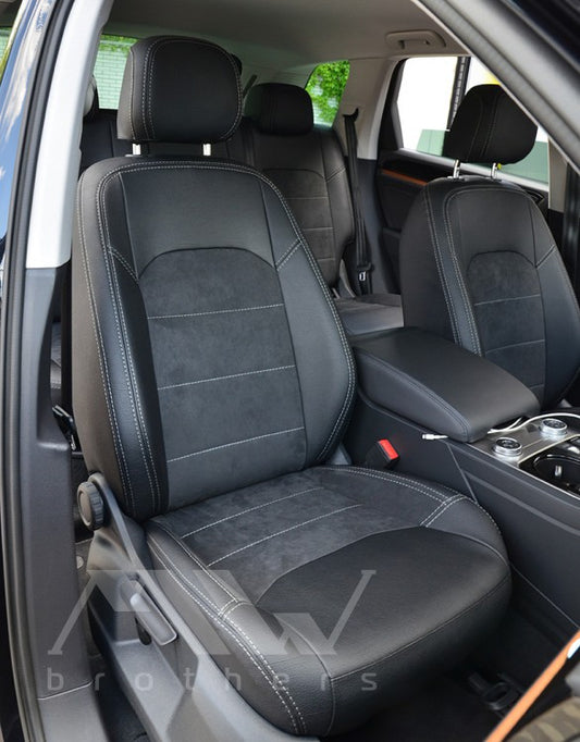 Set coprisedili su misura per Volkswagen Touareg 3 (CR) (2018-oggi), Leather Style