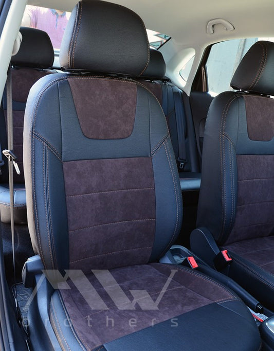 Set coprisedili su misura per Volkswagen Polo V (2009–2017), Leather Style