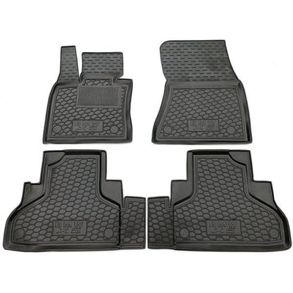 Set tappetini di gomma su misura compatibili con BMW X5 F15 (2013-2018)
